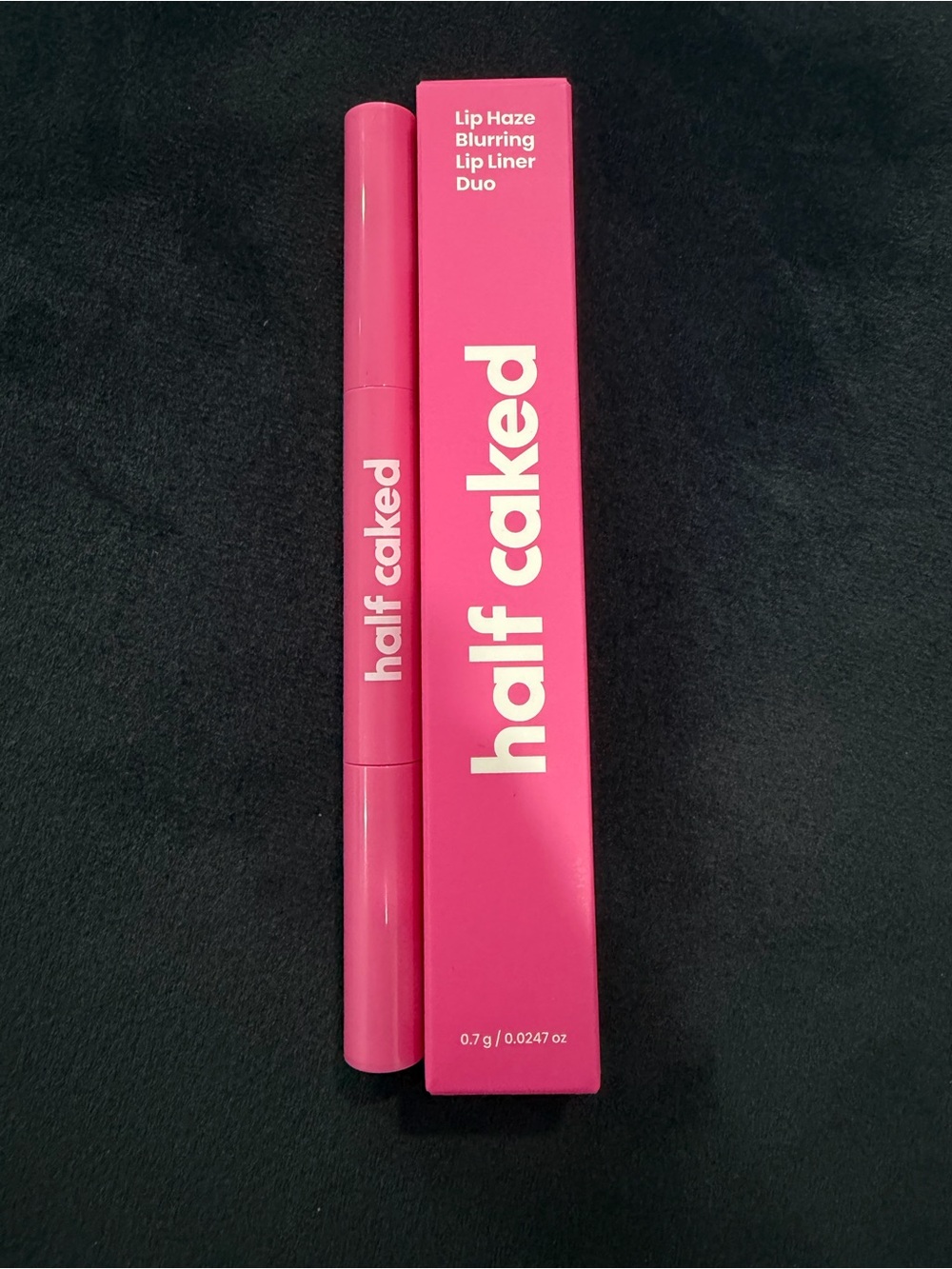 Half Caked Lip Haze Blurring Lip Liner Duo Pink Haze NIB